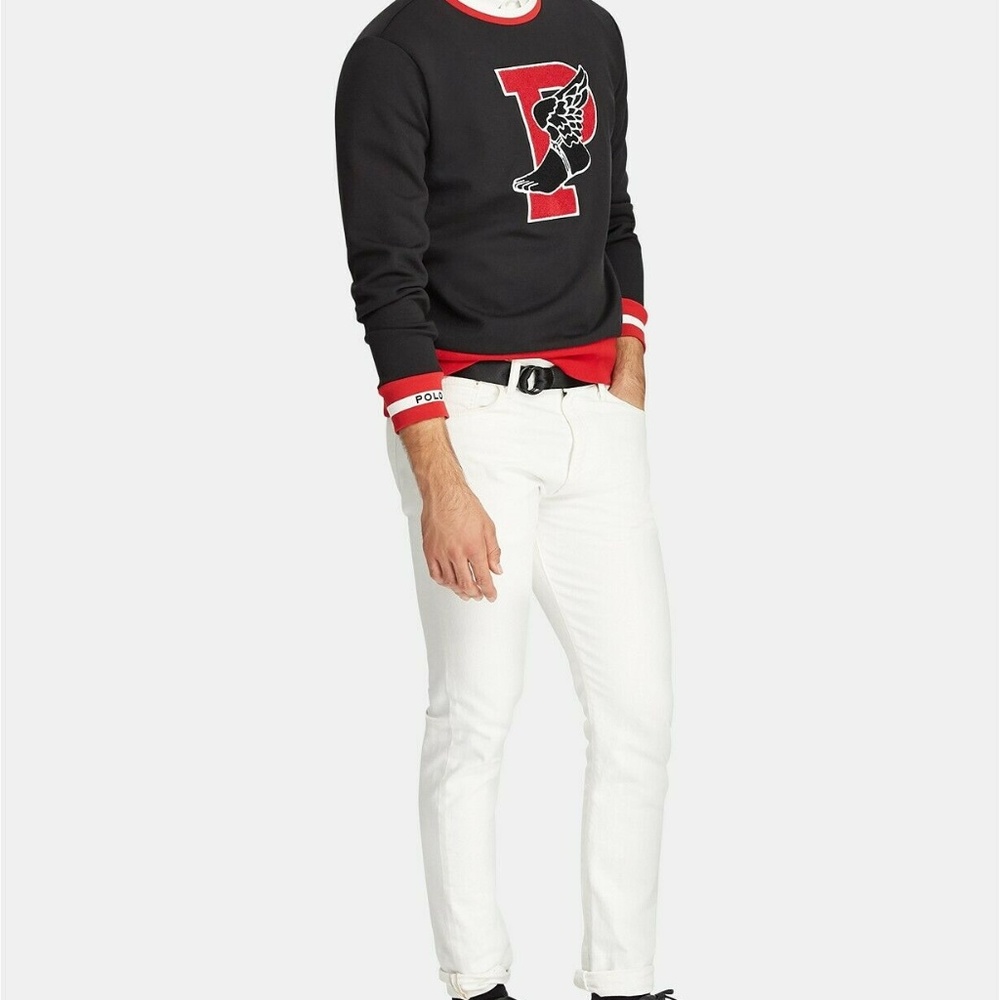 "NWT" Polo Ralph Lauren Men's Black P-Wing Graphic - Picture 4 of 7